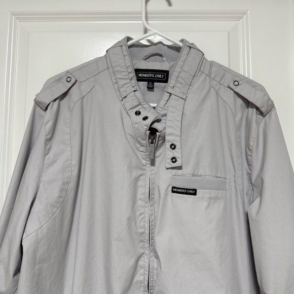 Members Only Bomber Jacket Men’s XL Gray - Picture 3 of 8